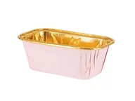 Ciasta i półprodukty do ciast - Foremki na mini placuszki różowo-złote - 11 x 4 cm - 10 szt. - miniaturka - grafika 1