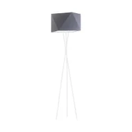 Lampy stojące - Lampa podłogowa LYSNE Dakar, 60 W, E27, stalowa/biała, 164x45 cm - miniaturka - grafika 1