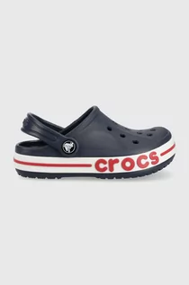 Buty dla dziewczynek - Crocs klapki dziecięce BAYABAND KIDS CLOG kolor granatowy - grafika 1