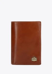 Portfel skórzany uniwersalny pionowy jasny brąz - Portfele - miniaturka - grafika 1