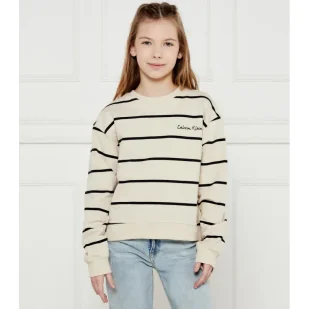 Calvin Klein Jeans Bluza Loose fit - Bluzy dla dziewczynek - miniaturka - grafika 1