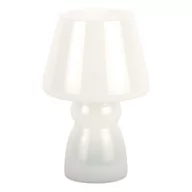 Noże stołowe - Biała lampa stołowa LED z szklanym kloszem (wysokość 25,5 cm) Classic – Leitmotiv - miniaturka - grafika 1