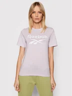Koszulki sportowe damskie - Reebok T-Shirt HE5402 Fioletowy Regular Fit - miniaturka - grafika 1