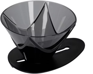 Hario - V60 MUGEN - Plastikowy Dripper - Czarny - Zaparzacze i kawiarki - miniaturka - grafika 1