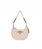 Torebki damskie - Guess Torebka Beżowa Mała Damska na Pasku na Zamek z Logo Gna - miniaturka - grafika 1