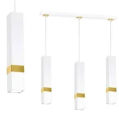 Lampy sufitowe - Milagro MLP6276 VIDAR WHITE/GOLD 3xGU10 - miniaturka - grafika 1