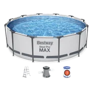 Basen stelażowy w zestawie Steel Pro Max 3,66 x 1 m - BESTWAY 56418