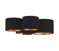 Lampy sufitowe - Duolla - Lampa sufitowa ROLLER PENTO 5xE27/60W/230V czarne/złoty - miniaturka - grafika 1