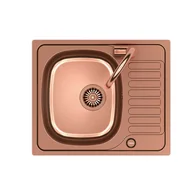 Zlewozmywaki - Zlewozmywak stalowy z baterią Calvo Quadron - miniaturka - grafika 1