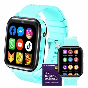 KidWatch T30s Niebieski - Smartwatch - miniaturka - grafika 1