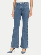 Spodnie damskie - Guess Jeansy W5GA1E D4H7C Niebieski Boot Fit - miniaturka - grafika 1