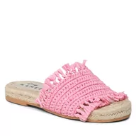 Espadryle damskie - Espadryle Manebi Fringed Knots Raffia Jute Sandals V 2.9 Y0 Bold Pink - miniaturka - grafika 1
