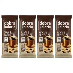 Dobra Kaloria Baton owocowy kawa i orzech Zestaw 4 x 35 g - Batoniki - miniaturka - grafika 1