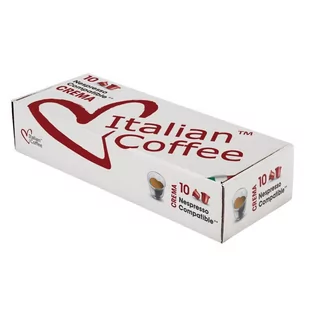 Italian Coffee Crema Italian Coffee kapsułki do Nespresso - 10 kapsułek - Kawa w kapsułkach i saszetkach - miniaturka - grafika 1