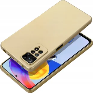 Futerał METALLIC do XIAOMI Redmi NOTE 14 4G GLOBAL - 164,84mm x 78,15mm x 8,16mm złoty - Etui i futerały do telefonów - miniaturka - grafika 1