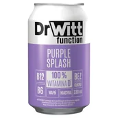 Napoje gazowane - Dr Witt Function Purple Splash Gazowany napój owocowy o smaku gruszki i lawendy 330 ml - miniaturka - grafika 1