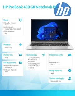 ProBook 450 G9 i7-1255U/512GB/16GB/W11P/15.6 8A5L7EA - Laptopy - miniaturka - grafika 7