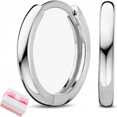 Biżuteria dla dzieci - SREBRNE KOLCZYKI KÓŁKA KOŁA RODOWANE ANGIELSKIE SREBRO 925 - miniaturka - grafika 1