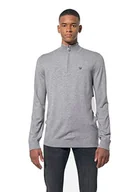 Swetry męskie - Kaporal - Sweter męski - Ada - Męski, Szary średni szary Mel, S - miniaturka - grafika 1