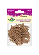 Pasmanteria - TITANUM Dekoracje TITANUM klamerki drew.op.25 307950 - miniaturka - grafika 1