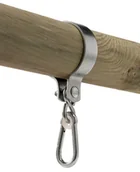 Place zabaw - KBT, obejma metalowa okrągła do huśtawek 10cm - miniaturka - grafika 1