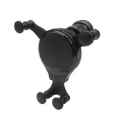 Uchwyty samochodowe do telefonów - Maxlife uchwyt samochodowy do kratki MXCH-06 czarny - miniaturka - grafika 1