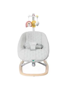 Chicco Leżaczek Zen Wave Wooden Grey - Leżaczki i huśtawki - miniaturka - grafika 1
