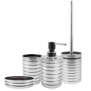 Dozownik mydła Falco srebrny - Mydelniczki i dozowniki mydła - miniaturka - grafika 1