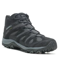Buty trekkingowe męskie - Trekkingi Merrell Alverstone 2 Mid Wp J036923 Black/Granite - miniaturka - grafika 1