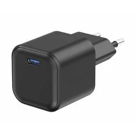 Ładowarka sieciowa Swissten GAN 1x USB-C 35W PD (22070210) Czarna - Ładowarki do telefonów - miniaturka - grafika 1