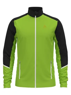 Odlo Kurtka polarowa "Allain" w kolorze zielonym - Odzież trekkingowa męska - miniaturka - grafika 1