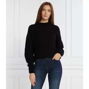 Pinko Wełniany sweter | Regular Fit - Swetry damskie - miniaturka - grafika 1