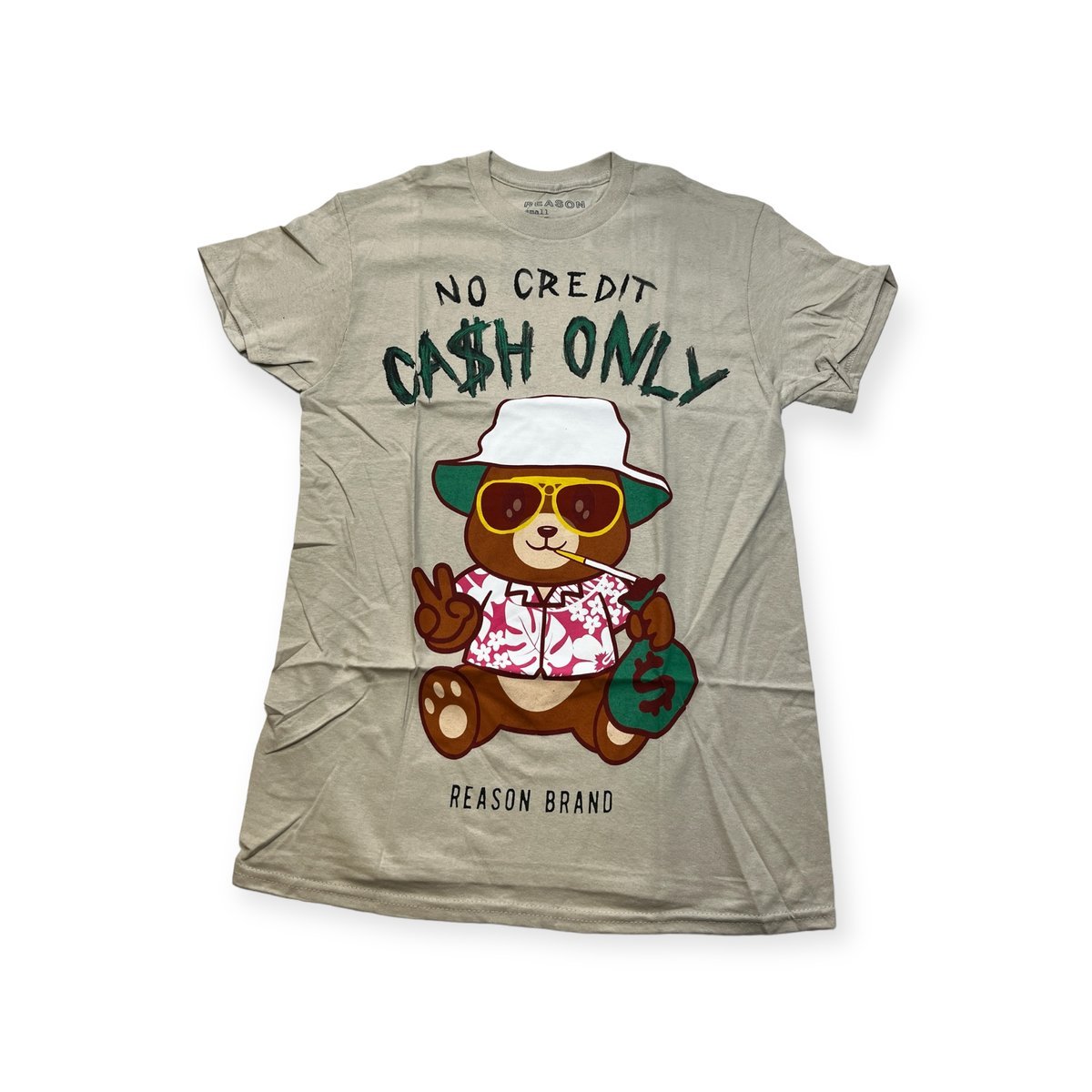 Koszulka T-shirt męski okrągły dekolt SPENCER'S nadruk L