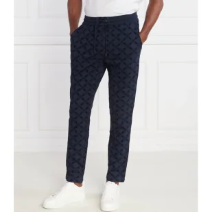Michael Kors Spodnie dresowe EMPIRE FLOCKED | Regular Fit - Dresy męskie - miniaturka - grafika 1