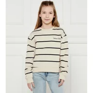 Bluzy dla dziewczynek - Calvin Klein Jeans Bluza Loose fit - miniaturka - grafika 1