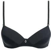 Biustonosze dla dziewczynek - Biustonosz usztywniany czarny dla nastolatki TBC 122 - miniaturka - grafika 1