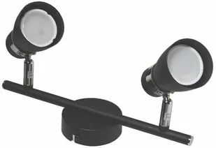 Bowi Lampa sufitowa spotlight DEZ LED 2x GU10 szer. 24cm czarny 009046 - Lampy sufitowe - miniaturka - grafika 1