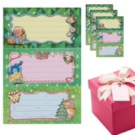 Scrapbooking - NAKLEJKI ŚWIĄTECZNE NA PREZENTY etykiety samoprzylepne do prezentów 9szt - miniaturka - grafika 1