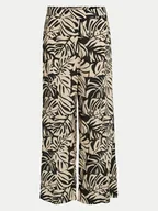 Spodnie sportowe damskie - Vila Spodnie materiałowe Anu 14108517 Czarny Wide Leg - miniaturka - grafika 1