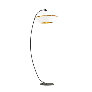 Lampa podłogowa PIANO LP E27 - biały/złoty - Lampy stojące - miniaturka - grafika 1