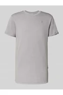 Koszulki męskie - T-shirt z detalem z logo i okrągłym dekoltem - G-Star Raw - miniaturka - grafika 1