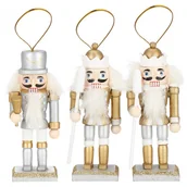 Bombki - Zawieszki choinkowe 3 sztuki dziadek do orzechów drewniane ozdoby świateczne - miniaturka - grafika 1