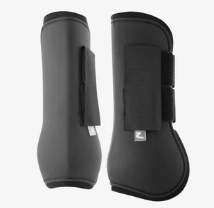 HORZE Ochraniacze PRZODY - czarne - Akcesoria jeździeckie HORZE Ochraniacze PRZODY - czarne - Akcesoria jeździeckie - miniaturka - grafika 1