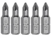 Zestawy narzędziowe - Hogert Bity krzyżowe 25mm S2 PZ3 HOGERT HT1S316 5 sztuk HT1S316 - miniaturka - grafika 1