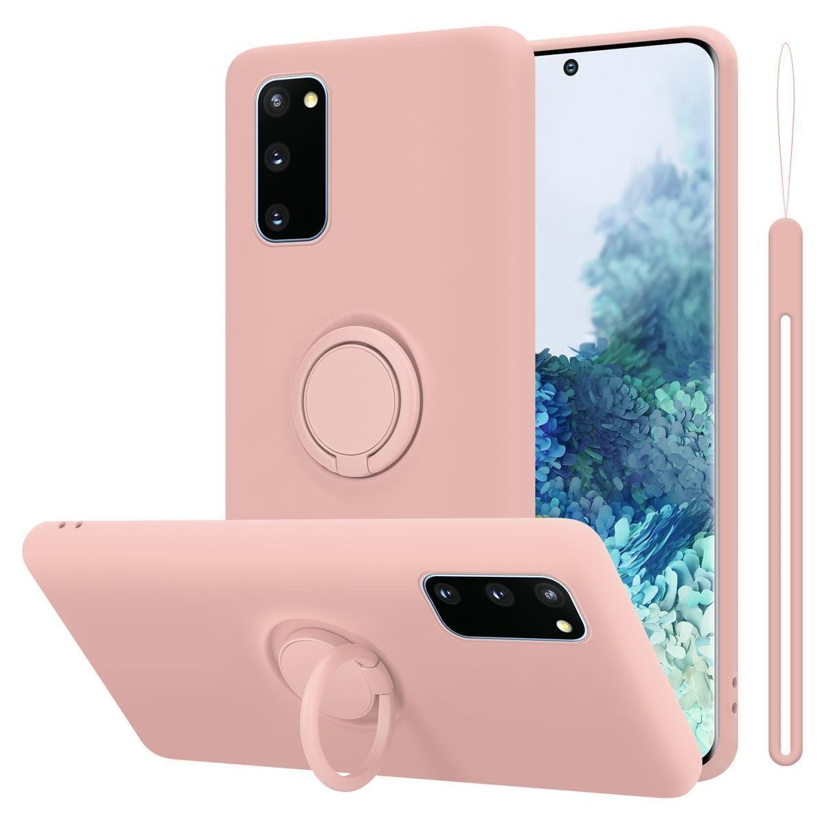 Etui Cadorabo do Samsung Galaxy S20 FE w kolorze różowym etui na telefon komórkowy pokrowiec z TPU