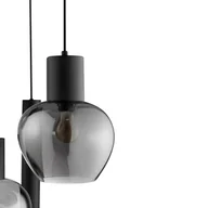 Lampy sufitowe - Brilliant Lampa wisząca Ligari, aluminiowy / szary / cynkowy, salon / jadalnia, szkło - miniaturka - grafika 1