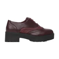 Półbuty damskie - Vices 77-162-461-wine czerwone - miniaturka - grafika 1