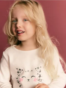 Reserved - Koszulka z nadrukiem - złamana biel - Bluzki dla niemowląt - miniaturka - grafika 1