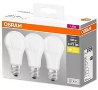Żarówki LED - Osram Żarówka LED E27 14W, ciepła biel, zestaw 3 szt. - miniaturka - grafika 1