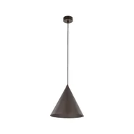 Lampy sufitowe - Ponadczasowa lampa w kolorze brązowym ⌀25cm TK 10037 z serii CONO - miniaturka - grafika 1